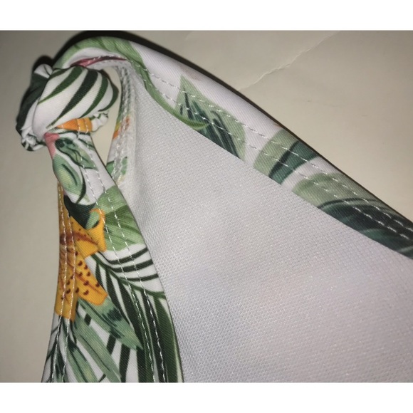 missguided tropical + floral high waisted bikini bottoms size women’s 6 - Picture 8 of 9